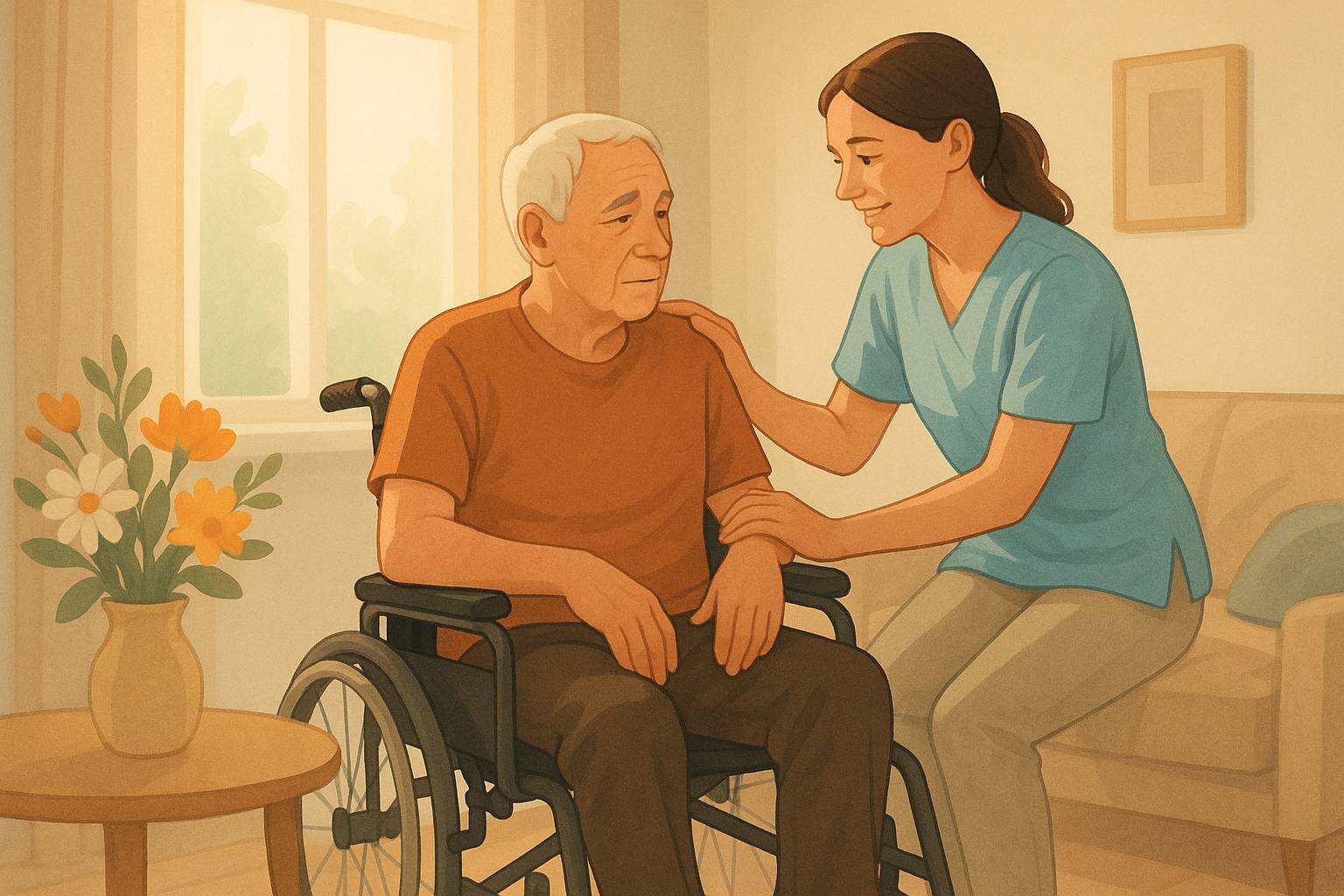 Schlaganfall-Pflege zu Hause: Von der Reha zur Langzeitversorgung