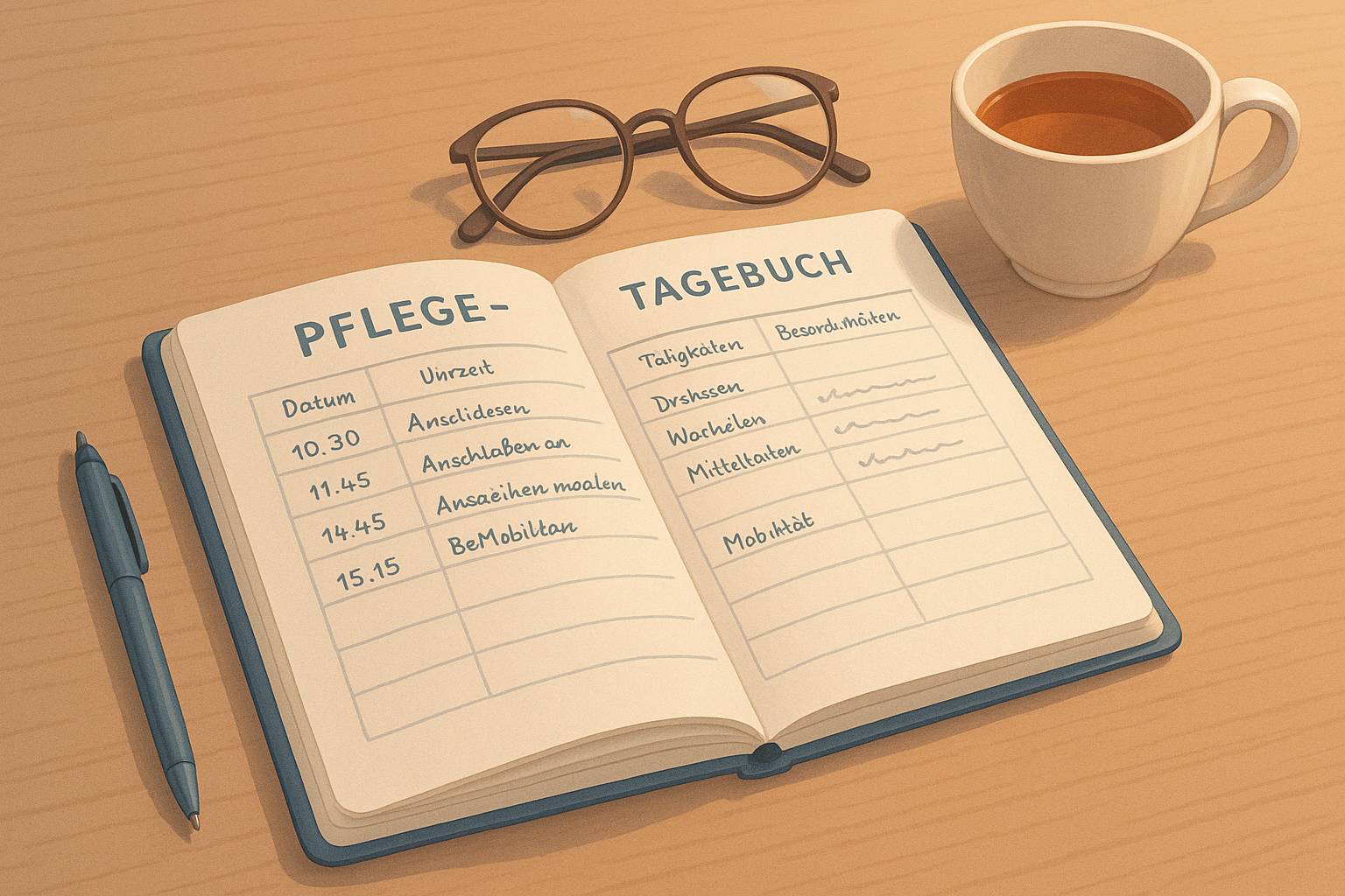 Pflegetagebuch führen: Der Schlüssel zum richtigen Pflegegrad