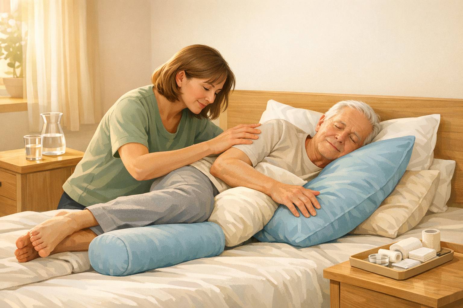 Dekubitus zu Hause behandeln