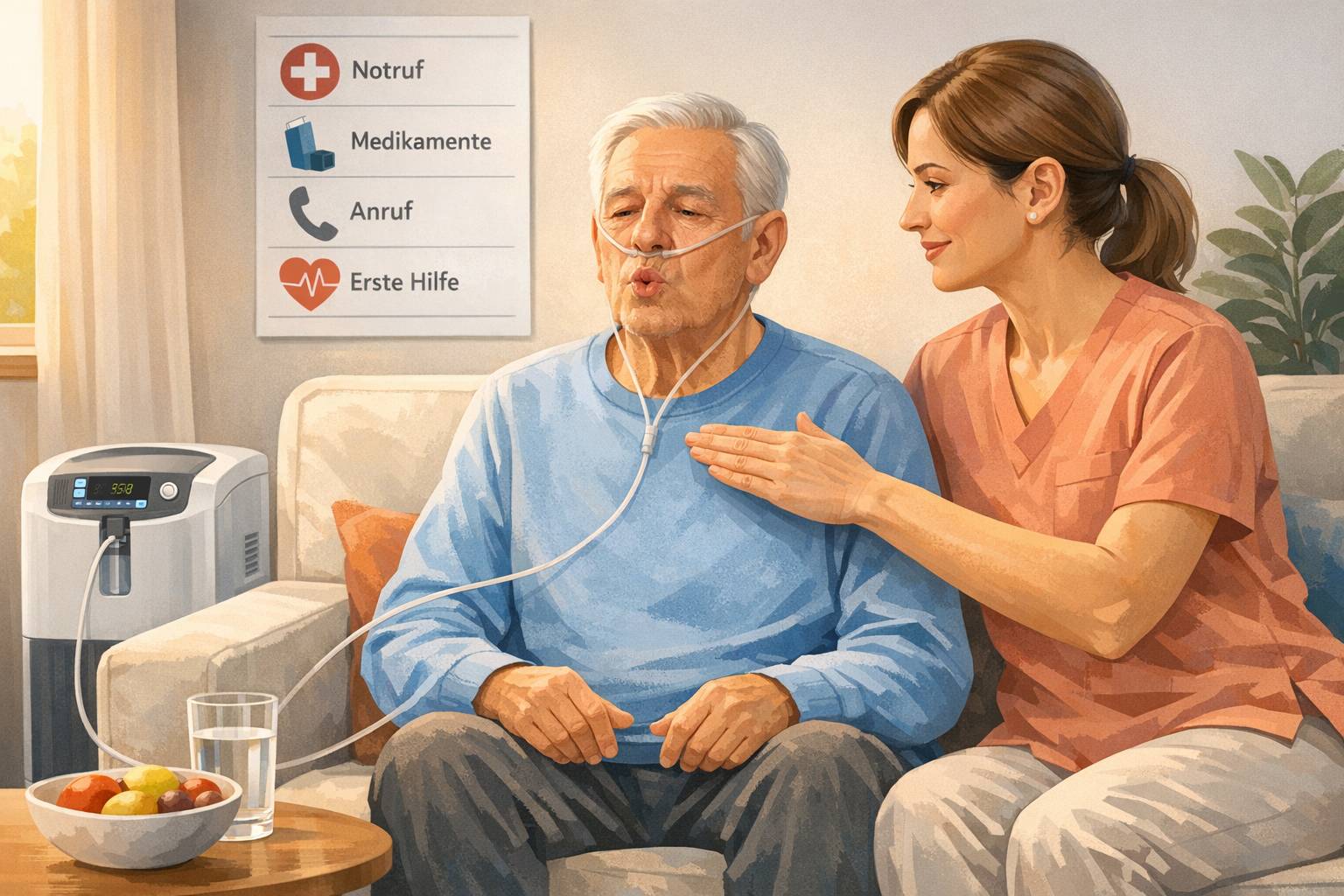 COPD-Pflege zu Hause