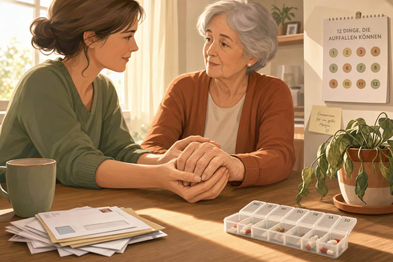 Braucht meine Mutter/mein Vater Pflege? 12 Warnsignale, die Angehörige ernst nehmen sollten